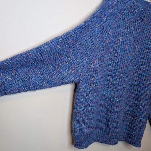 Vintage Jacque & Koko Oversized Blue Colourful Knit Sweater Womens 2XL/3XL - Picture 4 of 9